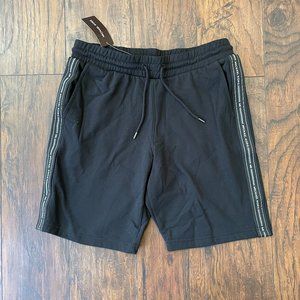 MICHAEL KORS mens Logo Tape Cotton Blend Shorts